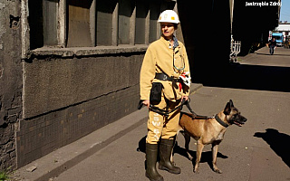 Policjantka z Olsztyna uczestniczy w akcji ratunkowej w kopalni Zofiówka